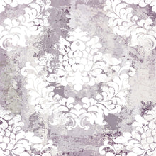 Load image into Gallery viewer, Floral Damask Gray Peel & Stick Wallpaper N04078