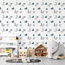 Load image into Gallery viewer, Winter Peel & Stick Wallpaper N04090