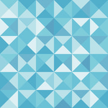 Load image into Gallery viewer, Blue & White Geometric Peel & Stick Wallpaper N04111