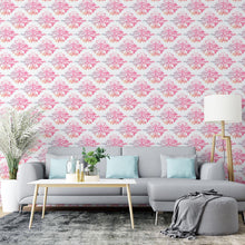 Load image into Gallery viewer, Floral Damask Retro Peel & Stick Wallpaper N04113