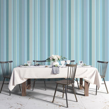 Load image into Gallery viewer, Blue Striped Peel & Stick Wallpaper N04118