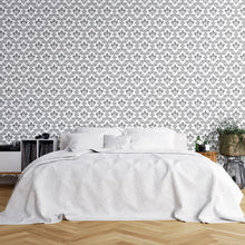 Load image into Gallery viewer, Lily Damask Peel & Stick Wallpaper N04151