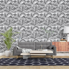 Load image into Gallery viewer, Tropical Leaves Peel & Stick Wallpaper N04167