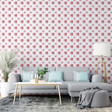 Load image into Gallery viewer, Pink and White Flowers Peel & Stick Wallpaper N04201