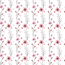Load image into Gallery viewer, Pink Minimalist Flowers Peel & Stick Wallpaper N04203