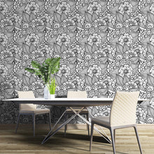 Load image into Gallery viewer, Flowers to Color Peel & Stick Wallpaper N04206