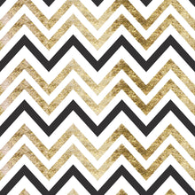 Load image into Gallery viewer, Golden Chevron Peel & Stick Wallpaper N04223