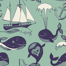 Load image into Gallery viewer, Sea Creatures Peel & Stick Wallpaper N04225