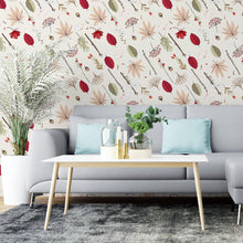 Load image into Gallery viewer, Flowers Leaves Peel & Stick Wallpaper N04231