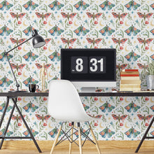 Load image into Gallery viewer, Butterflies Colorful Peel & Stick Wallpaper N04271