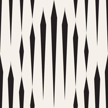 Load image into Gallery viewer, Off White & Black Geometric Peel & Stick Wallpaper N04277