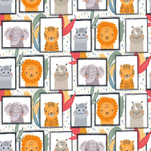 Load image into Gallery viewer, Animals and Colorful Leaves Peel & Stick Wallpaper N05009