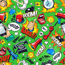 Load image into Gallery viewer, Pop Art Comics Peel & Stick Wallpaper N05010