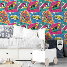 Load image into Gallery viewer, Comics Pop Art Peel & Stick Wallpaper N05011