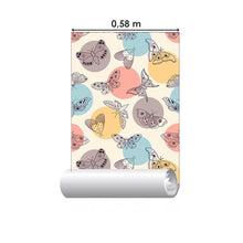 Load image into Gallery viewer, Bubbles Butterflies Peel & Stick Wallpaper N05014