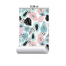 Load image into Gallery viewer, Tropical Abstracts Fruit Peel & Stick Wallpaper N05017