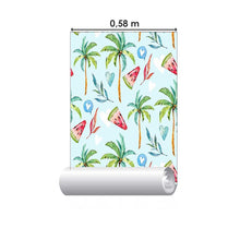 Load image into Gallery viewer, Watermelon Tropical Peel & Stick Wallpaper N05029