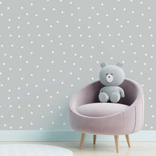 Load image into Gallery viewer, Star White and Gray Peel & Stick Wallpaper N05034
