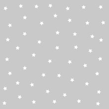 Load image into Gallery viewer, Star White and Gray Peel & Stick Wallpaper N05034
