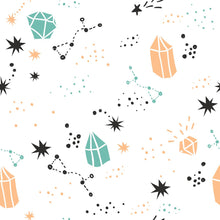 Load image into Gallery viewer, Cristais and Stars Peel & Stick Wallpaper N05047