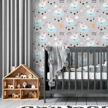 Load image into Gallery viewer, Unicorns in the Sky & Stick Wallpaper N05048