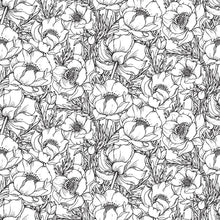 Load image into Gallery viewer, Spring Flowers To Color Peel & Stick Wallpaper N05067