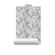 Load image into Gallery viewer, Spring Flowers To Color Peel & Stick Wallpaper N05067