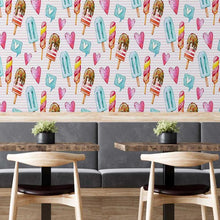 Load image into Gallery viewer, Popsicles Colorful Watercolor Peel & Stick Wallpaper N05072