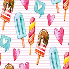 Load image into Gallery viewer, Popsicles Colorful Watercolor Peel & Stick Wallpaper N05072