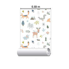 Load image into Gallery viewer, Winter in the Mountains Peel & Stick Wallpaper N05090