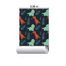 Load image into Gallery viewer, Dinosaurs Little Peel & Stick Wallpaper N05099