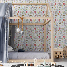 Load image into Gallery viewer, Unicorns and Rainbows Peel & Stick Wallpaper N05109