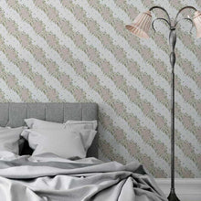 Load image into Gallery viewer, Floral Polka Dot Soft Pink Peel & Stick Wallpaper N05116