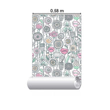 Load image into Gallery viewer, Flowers Colorful Peel & Stick Wallpaper N05124