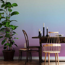 Load image into Gallery viewer, Yellow Blue and Lilac Gradient Peel & Stick Wallpaper N05181
