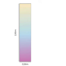 Load image into Gallery viewer, Yellow Blue and Lilac Gradient Peel & Stick Wallpaper N05181