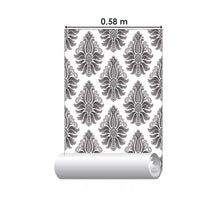 Load image into Gallery viewer, Damask Monochromatic Peel & Stick Wallpaper N05196