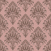 Load image into Gallery viewer, Damask Classic Pink Antigo Peel & Stick Wallpaper N05197