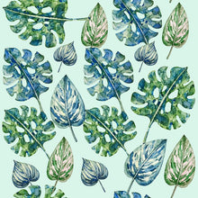 Load image into Gallery viewer, Tropical Watercolor Leaves Peel & Stick Wallpaper N05227
