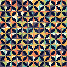 Load image into Gallery viewer, Retrô Geometric Colorful Peel & Stick Wallpaper N05234