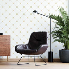 Load image into Gallery viewer, Tile Vintage Golden Peel & Stick Wallpaper N05276