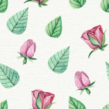 Load image into Gallery viewer, Pink Watercolor Leaves Peel & Stick Wallpaper N06014