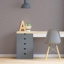 Load image into Gallery viewer, Gray Tile Peel & Stick Wallpaper N06017