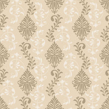 Load image into Gallery viewer, Damask Classic Beige Peel & Stick Wallpaper N06021