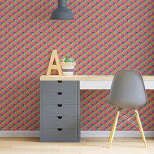 Load image into Gallery viewer, Mermaid Tail Iridescent Peel & Stick Wallpaper N06040