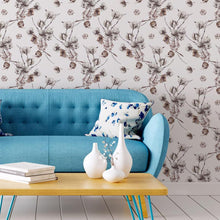 Load image into Gallery viewer, Cotton Flowers Peel & Stick Wallpaper N06049