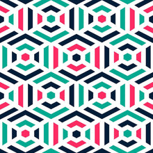 Load image into Gallery viewer, Geometric Retro Peel & Stick Wallpaper N06050