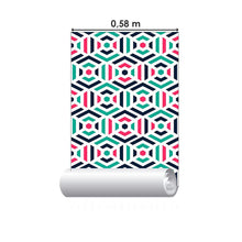 Load image into Gallery viewer, Geometric Retro Peel & Stick Wallpaper N06050