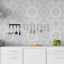 Load image into Gallery viewer, Tile Geometric Peel & Stick Wallpaper N06069