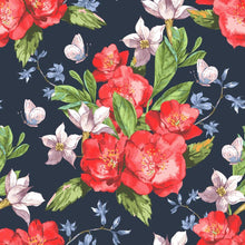 Load image into Gallery viewer, Floral Black Peel & Stick Wallpaper N06102